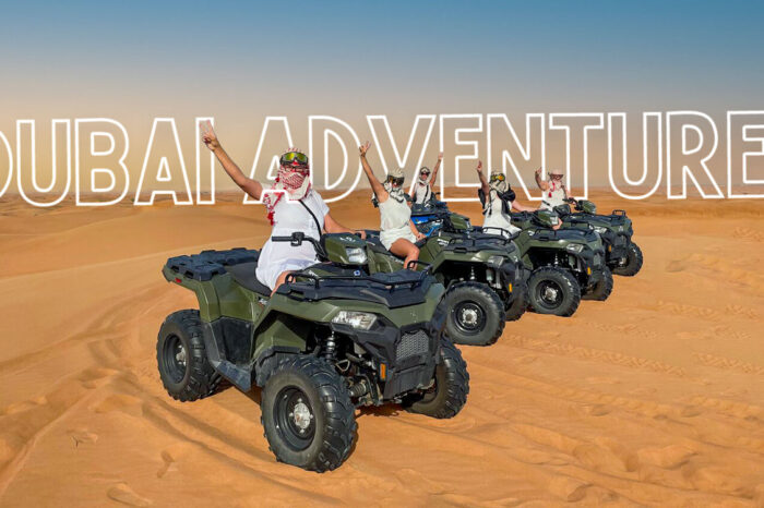 Dubai Desert Quad Bike: Polaris Sportsman 570 ATV