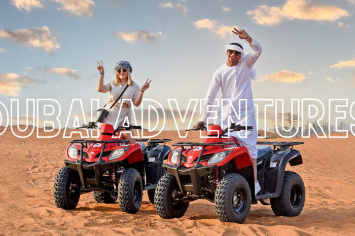 Dubai Desert Quad Bike: Fenced Area Ride